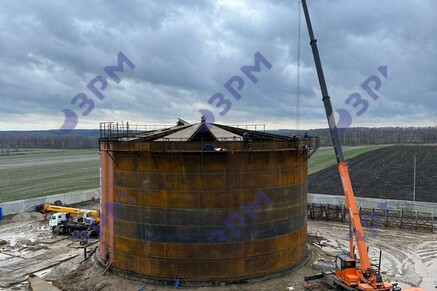 Битумное хранилище общим объемом 80000 м3 в Волгограде - Опытный завод резервуаров и металлоконструкций