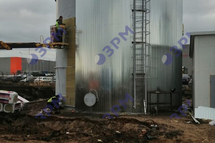 РВС-500 м3 для противопожарного запаса воды в Волгограде - Опытный завод резервуаров и металлоконструкций