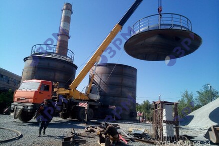 РВС-300 м3 для битума в Волгограде - Опытный завод резервуаров и металлоконструкций