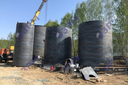 Резервуары РВС-300 и РВС-100 для трансформаторного масла в Волгограде - Опытный завод резервуаров и металлоконструкций