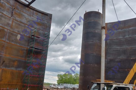 РВС-5000 м3 для битума в Волгограде - Опытный завод резервуаров и металлоконструкций